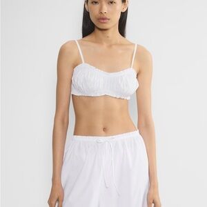 Aritzia Little Moon Delphi Poplin Top